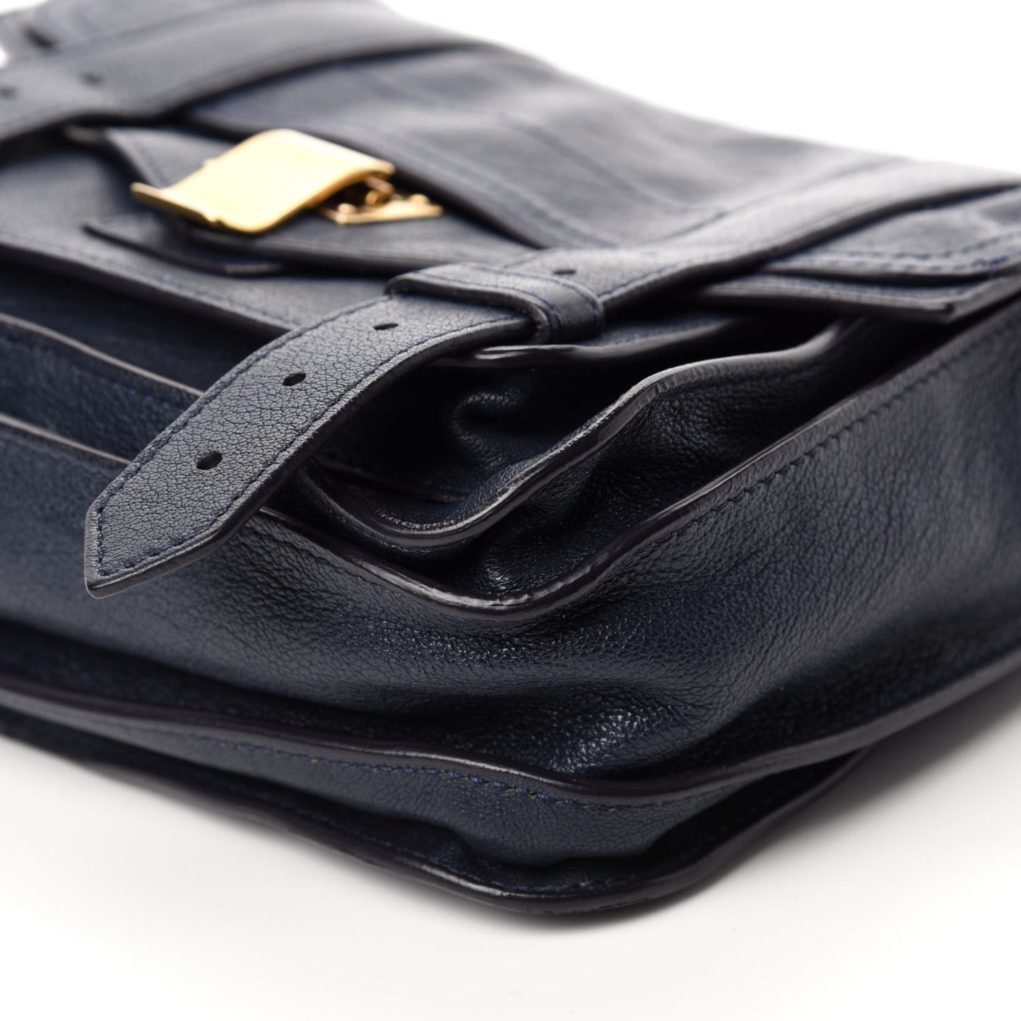 Lambskin PS1 Mini Pouch Messenger Bag Midnight