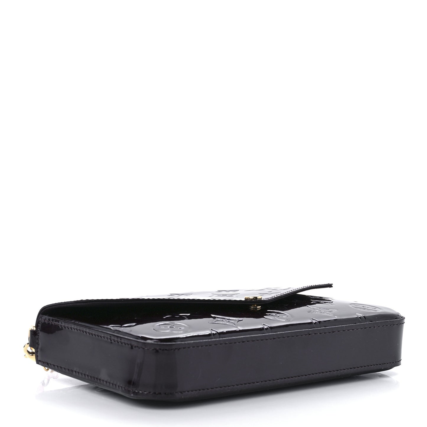 Vernis Pochette Felicie Chain Wallet Amarante