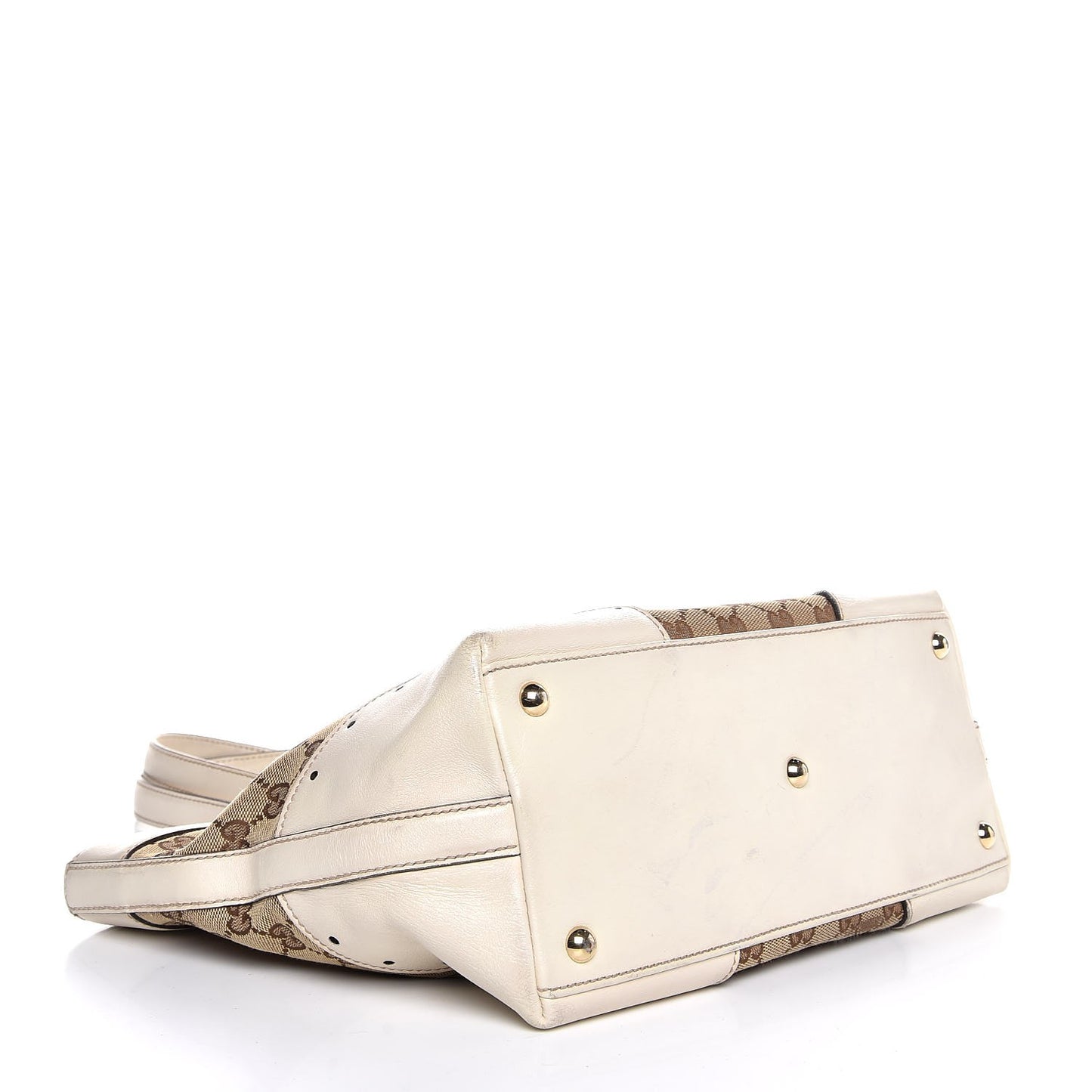 Monogram Large Punch Tote Off White