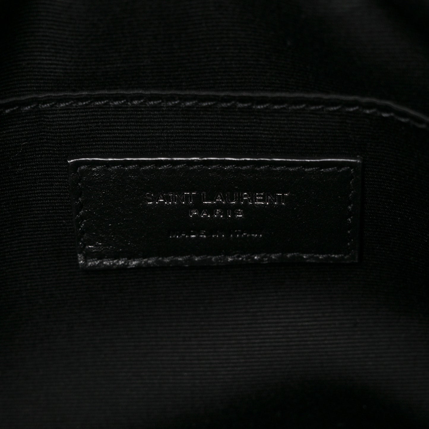Calfskin Matelasse Monogram Lou Camera Bag Black