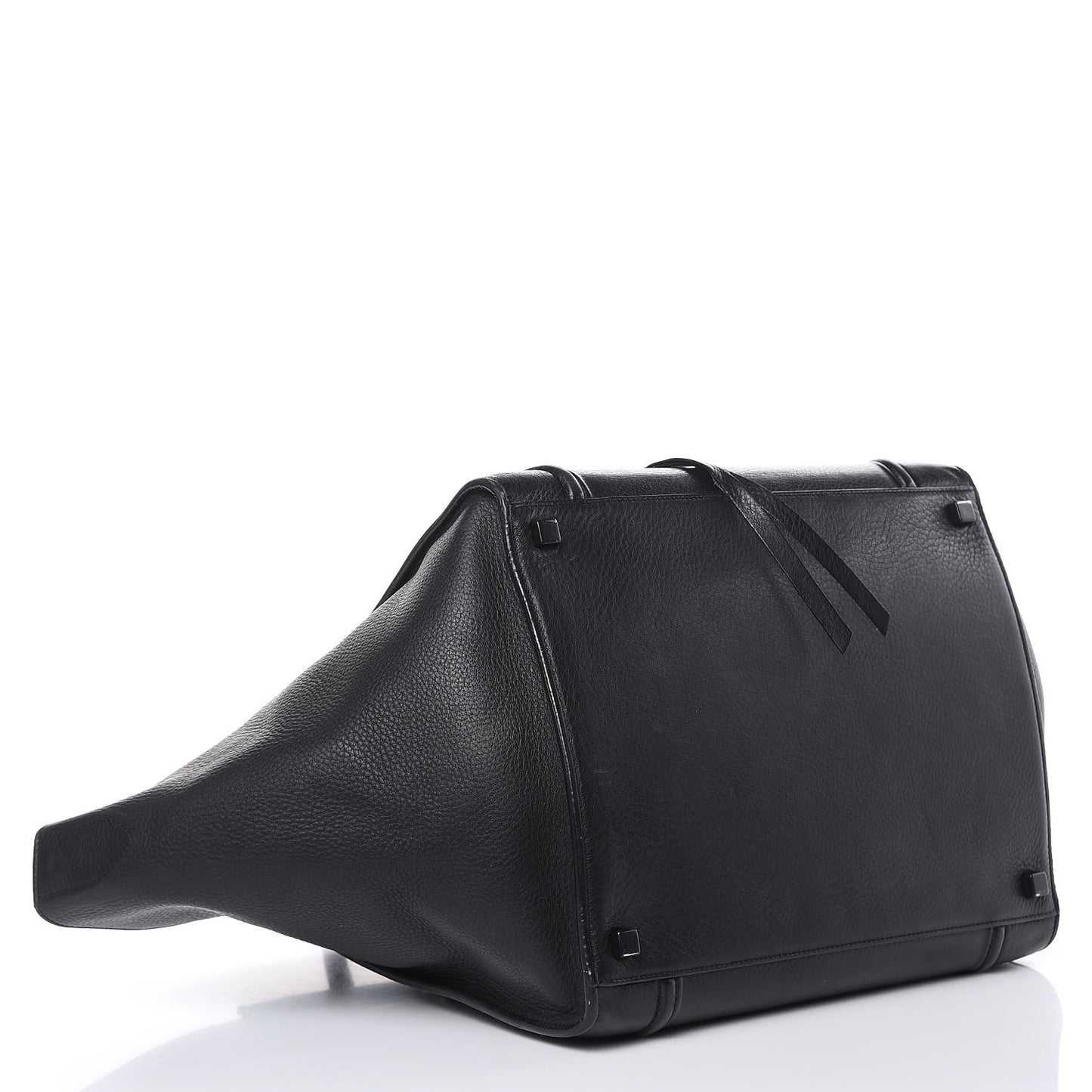 Supple Calfskin Medium Phantom Luggage Black