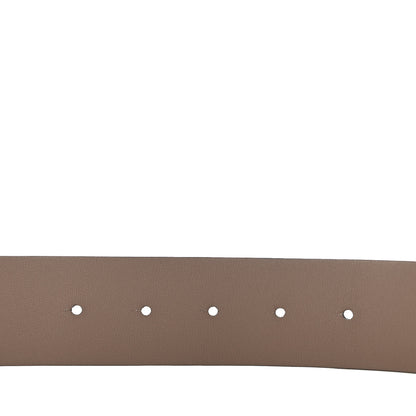 Valentino Garavani Metallic Lambskin VLogo 40mm Belt 70 32 Stone 4 of 5