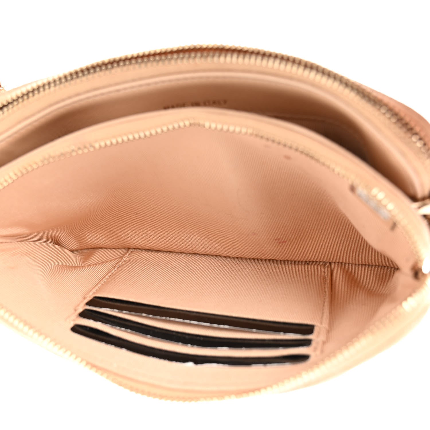 Chanel Iridescent Caviar Quilted Small Clutch With Chain Beige 5 of 14