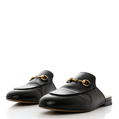 Gucci Calfskin Womens Princetown Slippers 37 Black 3 of 13