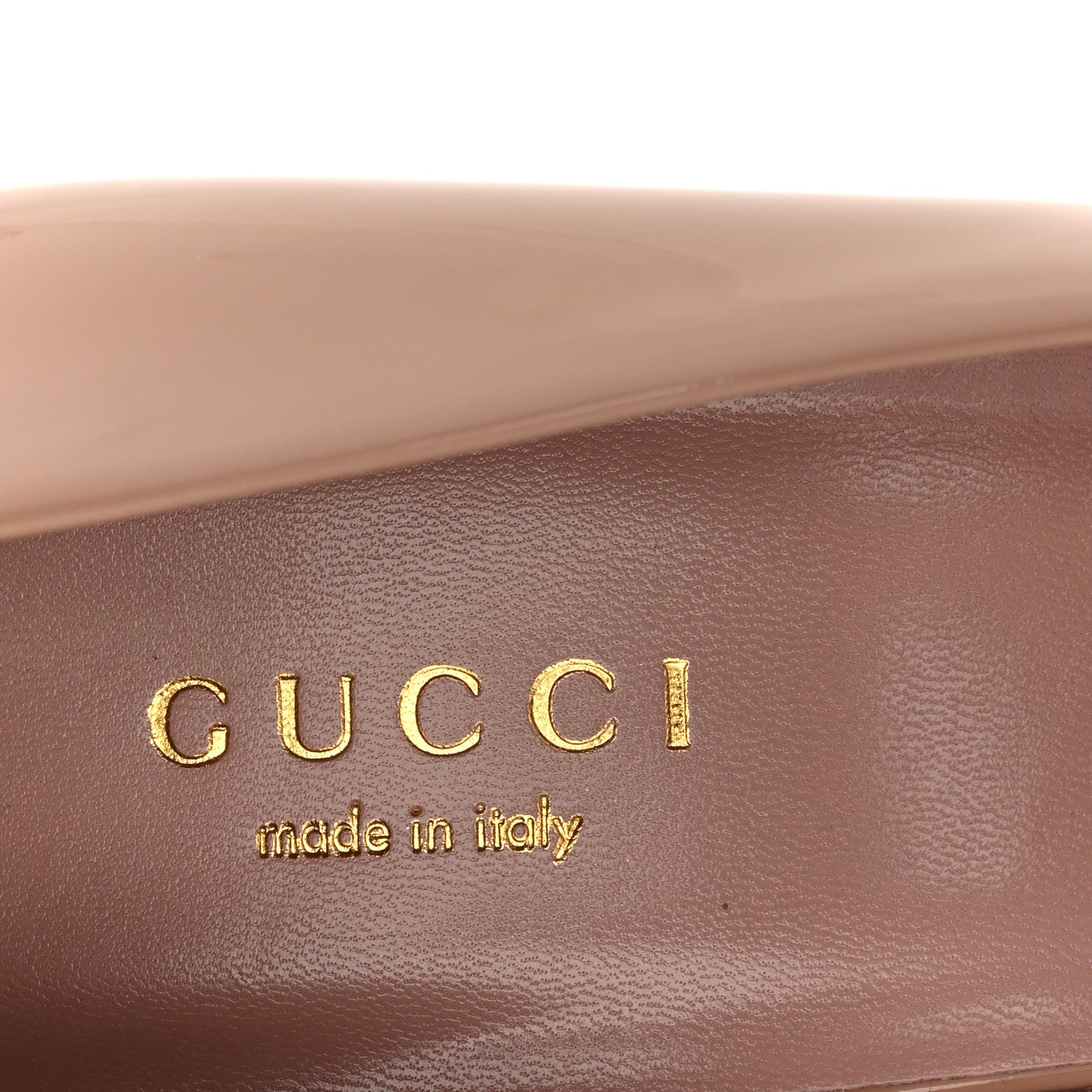 Gucci Vernice Crystal Horsebit Pumps 37 Dark Cipria 7 of 11