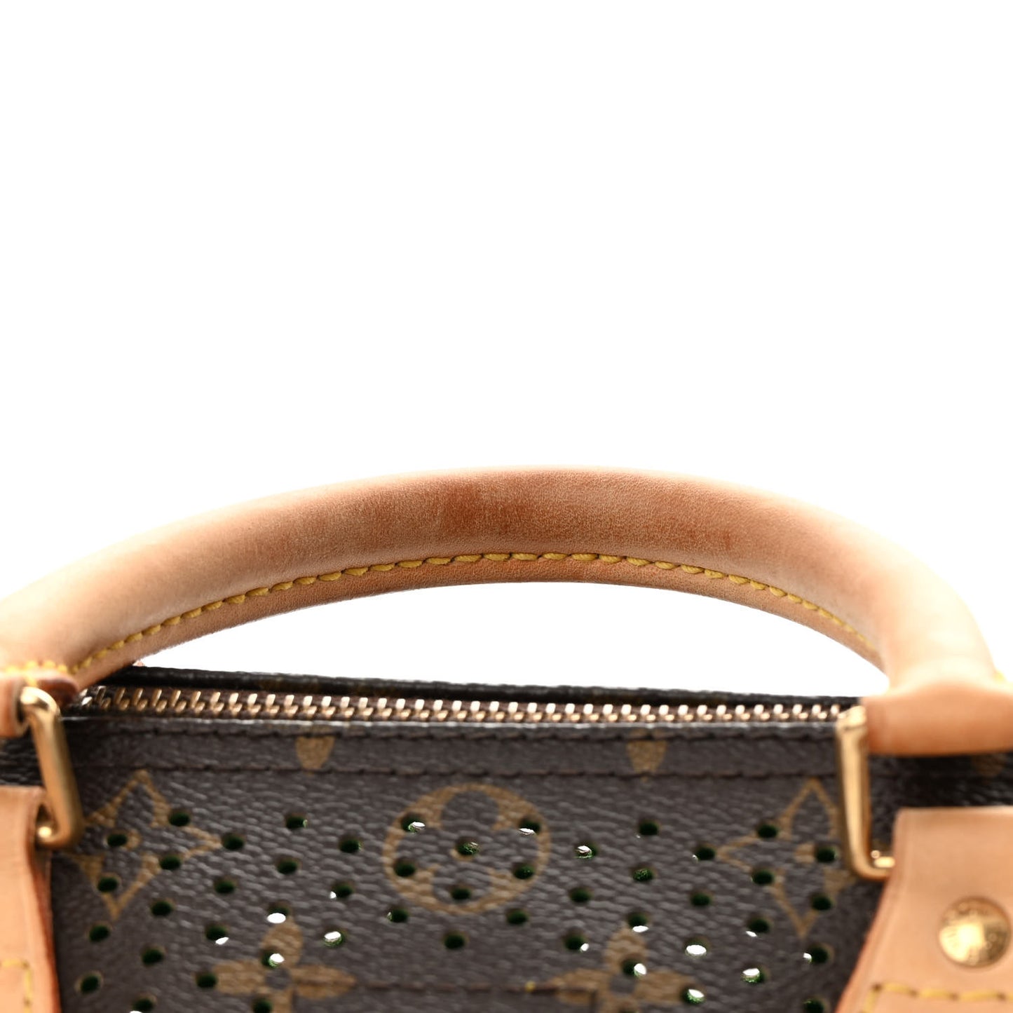 Monogram Perforated Speedy 30 Green