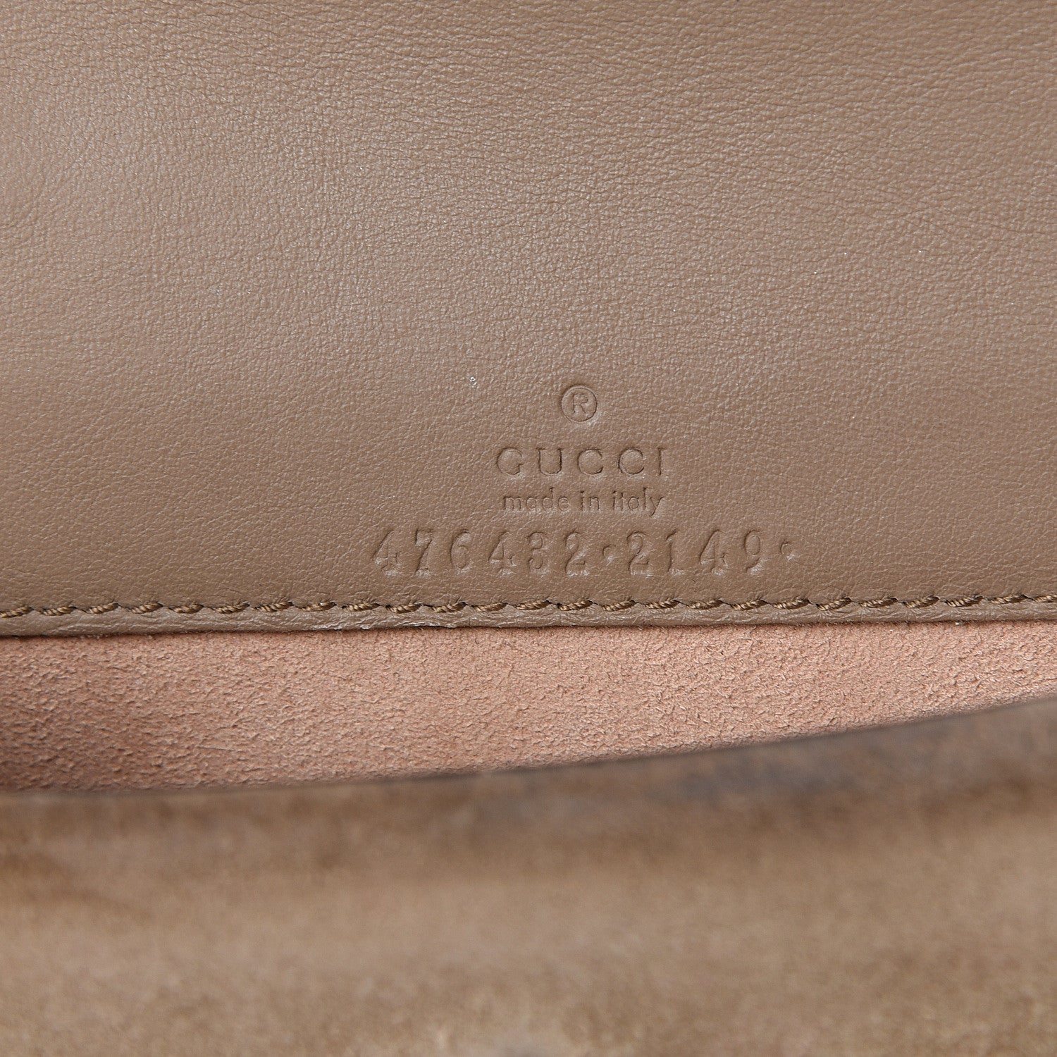 Gucci GG Supreme Monogram Super Mini Dionysus Shoulder Bag Taupe 5 of 11
