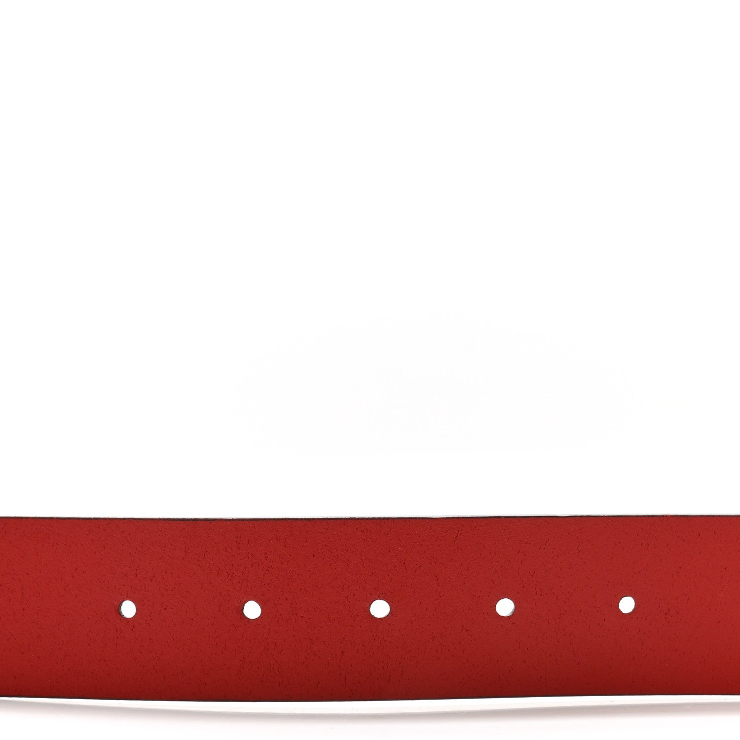 Gucci Selleria Calfskin Nickel Interlocking G 37mm Belt 95 38 Rosso 4 of 8