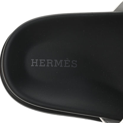 Hermes Calfskin Womens Chypre Sandals 39 White 7 of 9