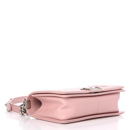 Chanel Calfskin Quilted Medium Boy Flap Light Pink 4 of 8