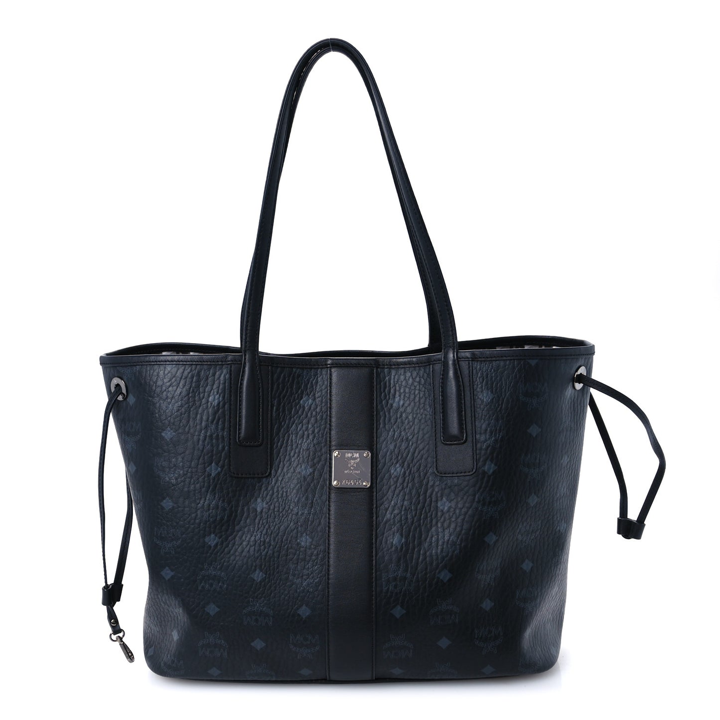 Visetos Medium Liz Reversible Shopper Tote Black