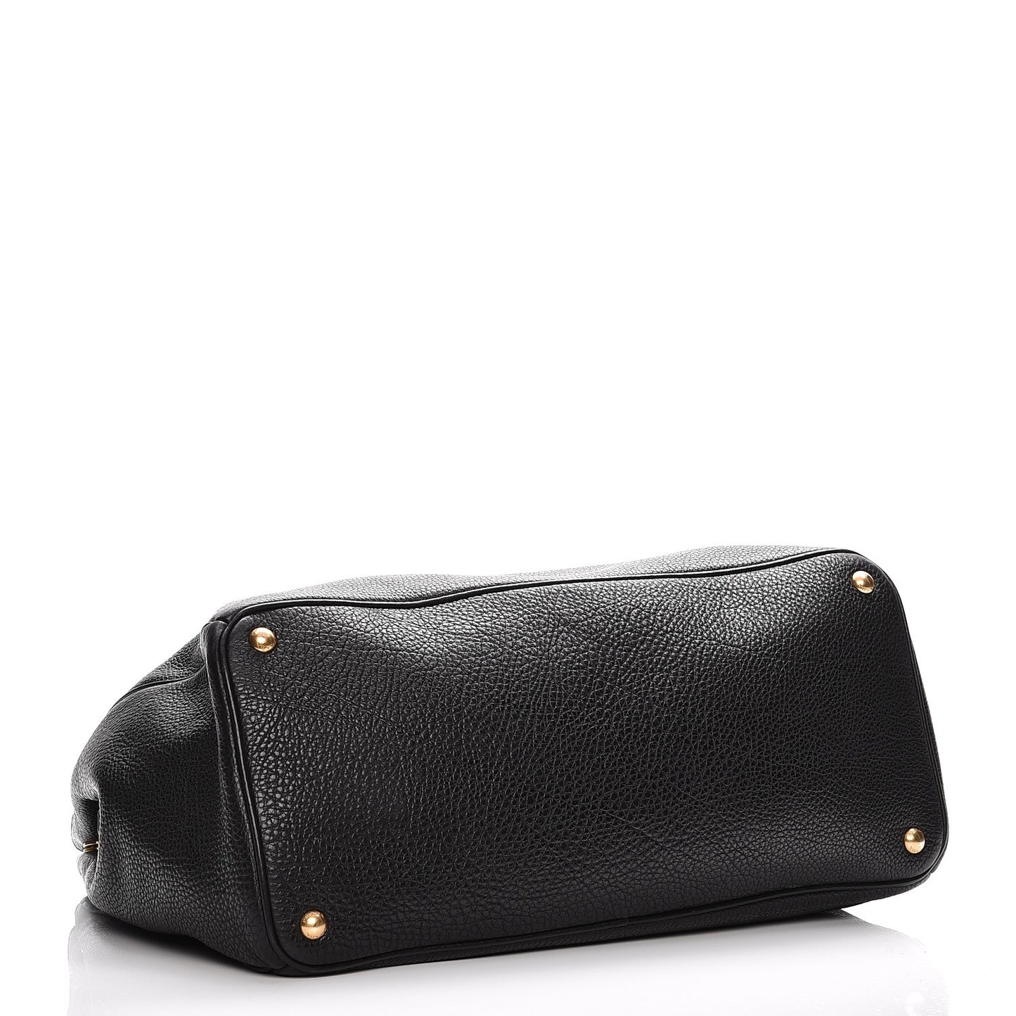 Vitello Daino Tote Nero Black