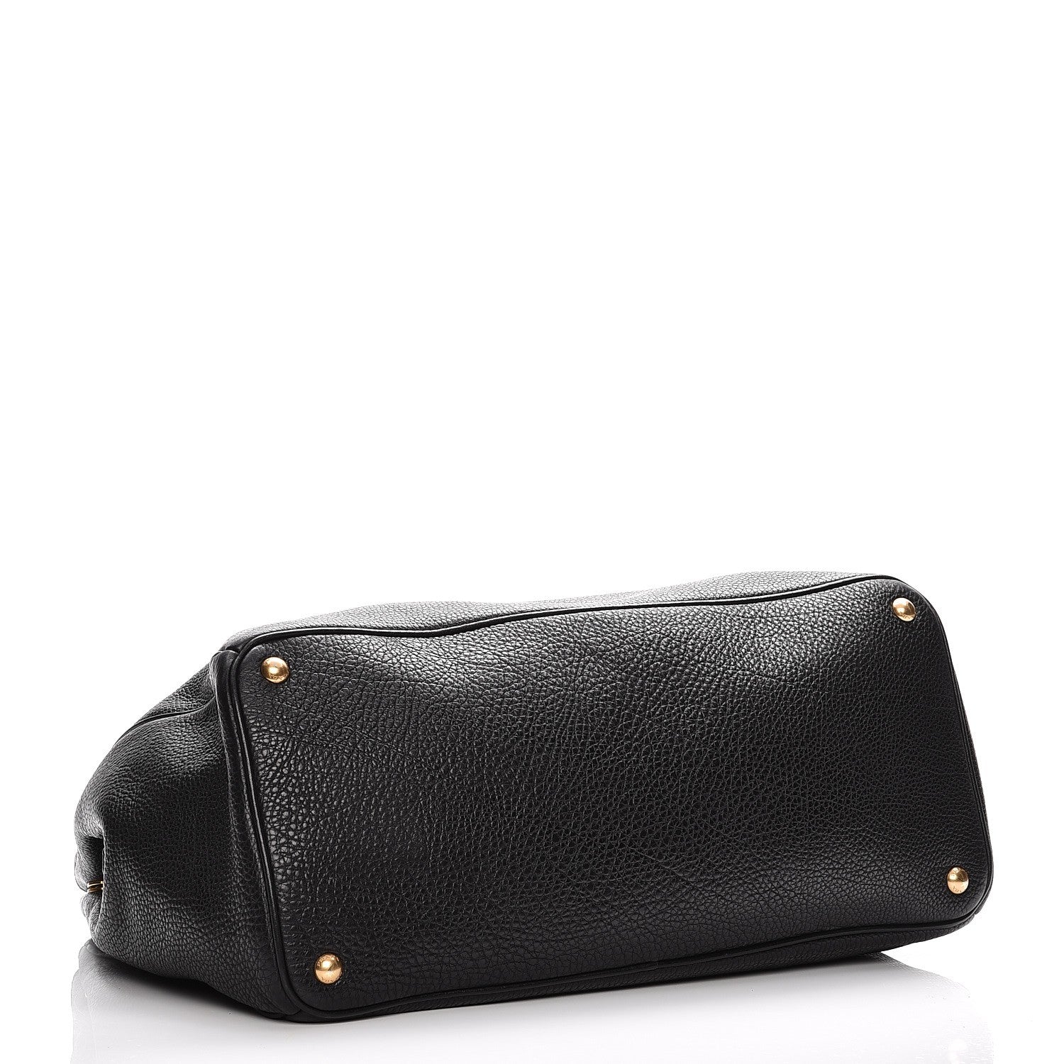 Prada Vitello Daino Tote Nero Black 4 of 11