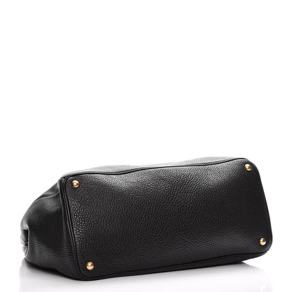 Prada Vitello Daino Tote Nero Black 4 of 11