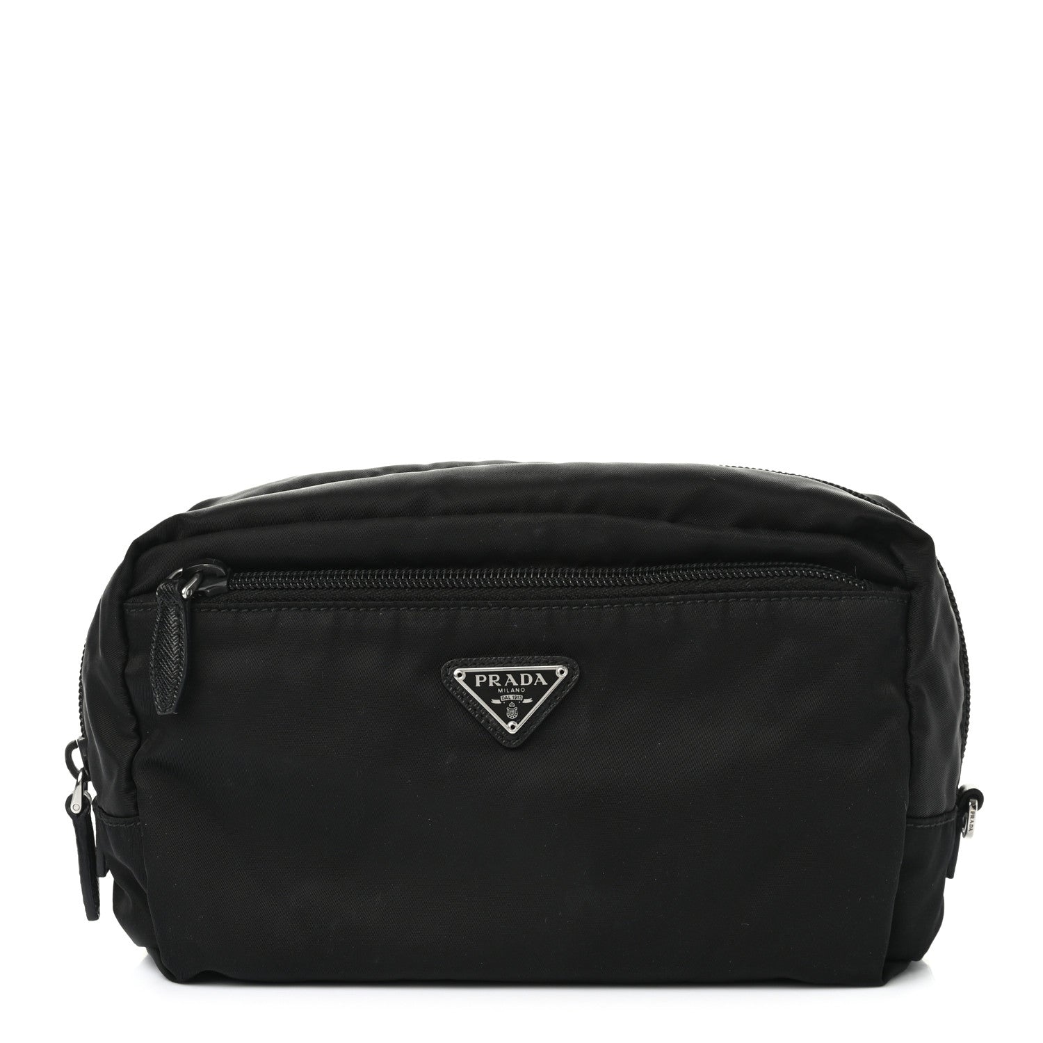 Prada Nylon Cosmetic Pouch Black 1 of 13