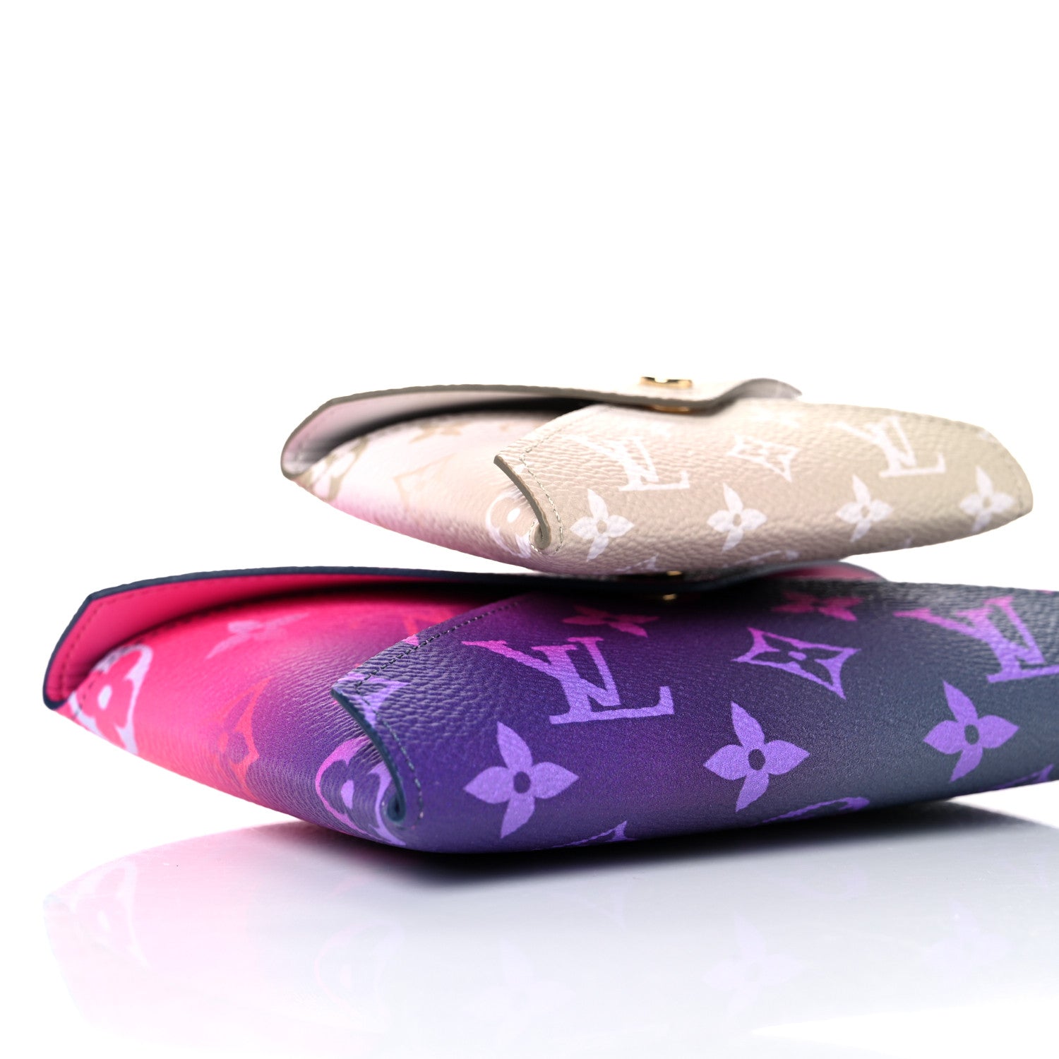 Louis Vuitton Monogram Giant Spring In The City Kirigami Pochette Set Midnight Fuchsia Sunset Kaki 7 of 8