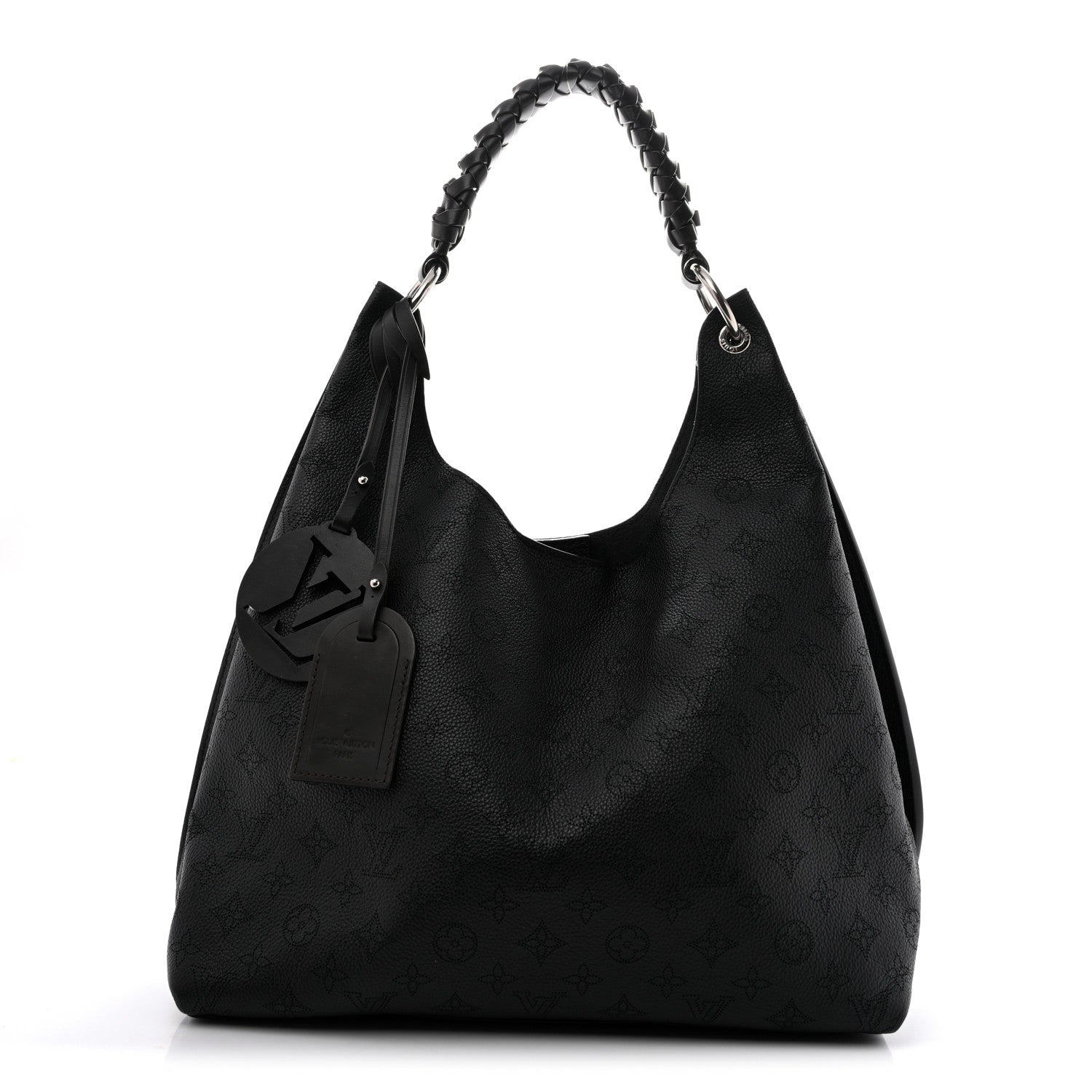 Louis Vuitton Mahina Carmel Hobo Black 1 of 10