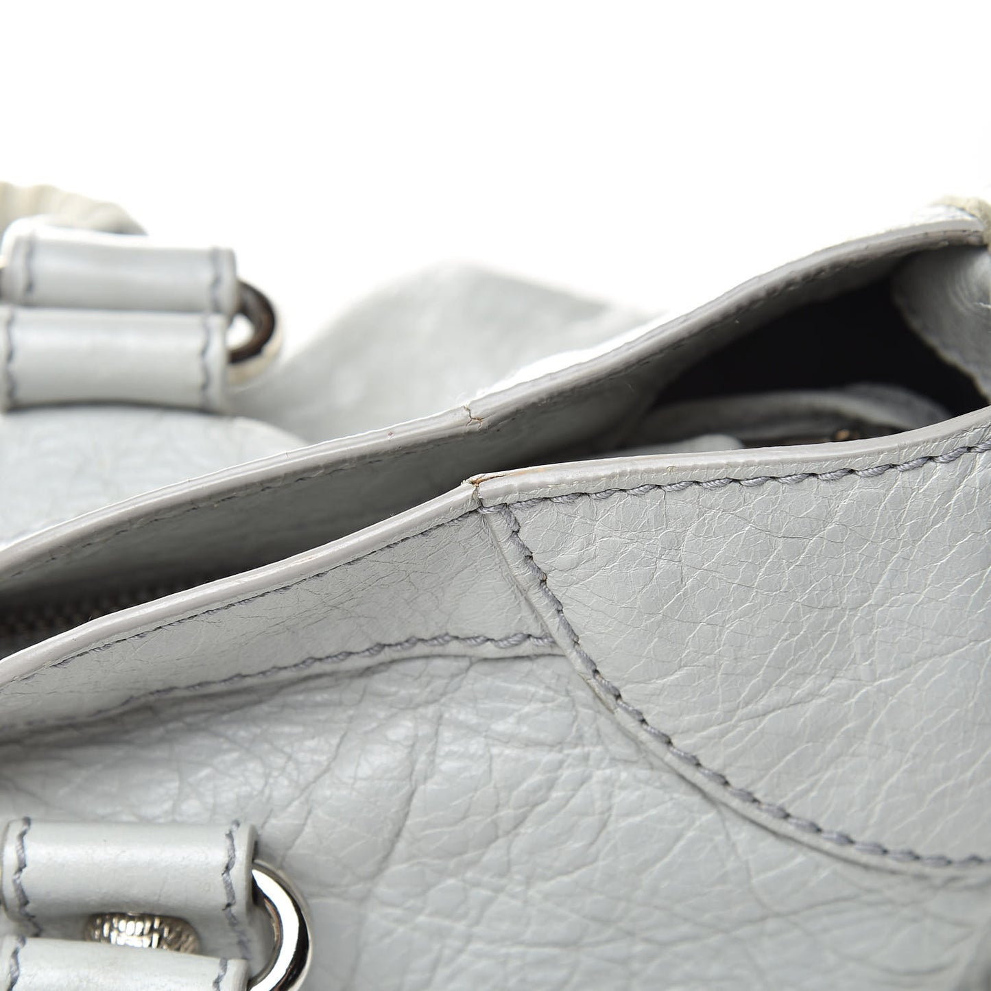 Agneau Giant 12 Silver Hardware City Gris Glace