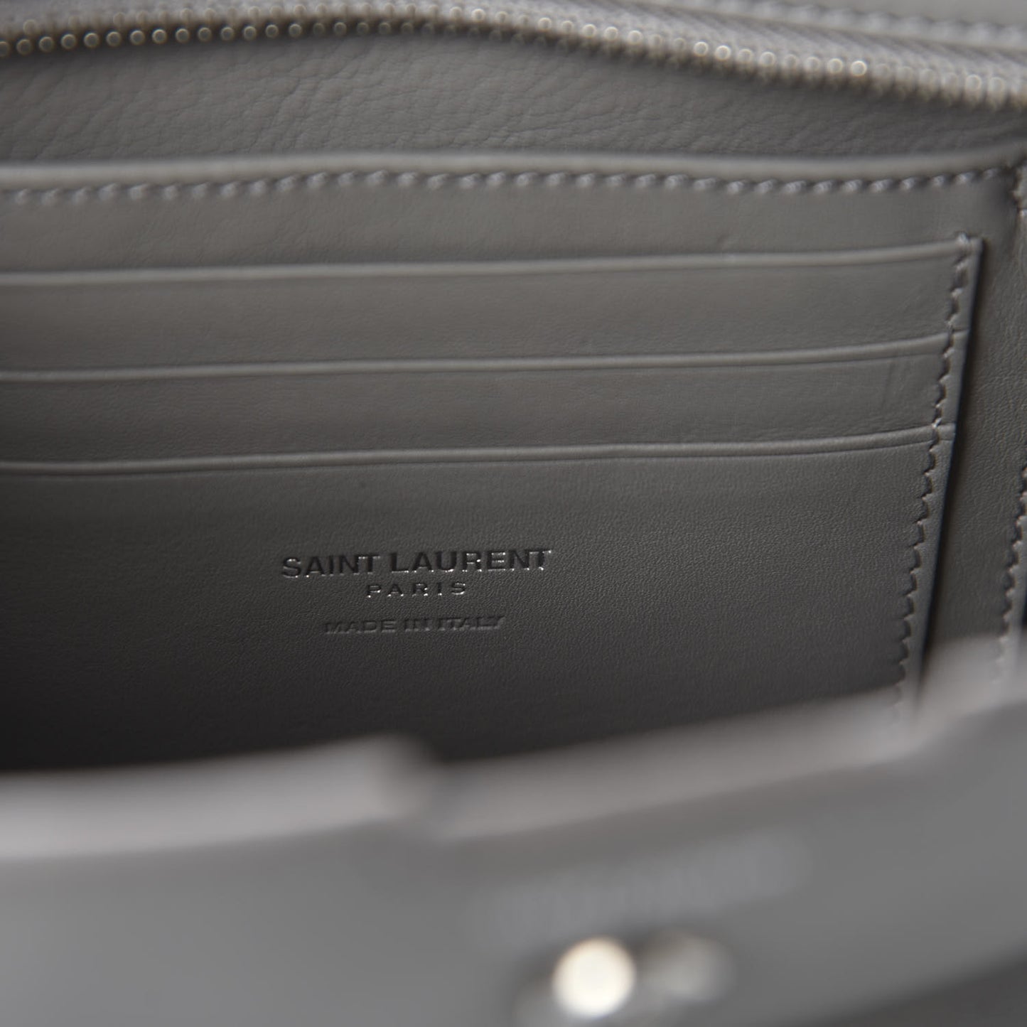 Calfskin Monogram Toy Cabas Oyster Grey