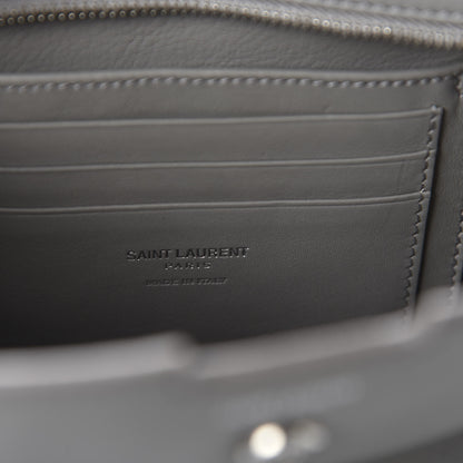Saint Laurent Calfskin Monogram Toy Cabas Oyster Grey 10 of 11