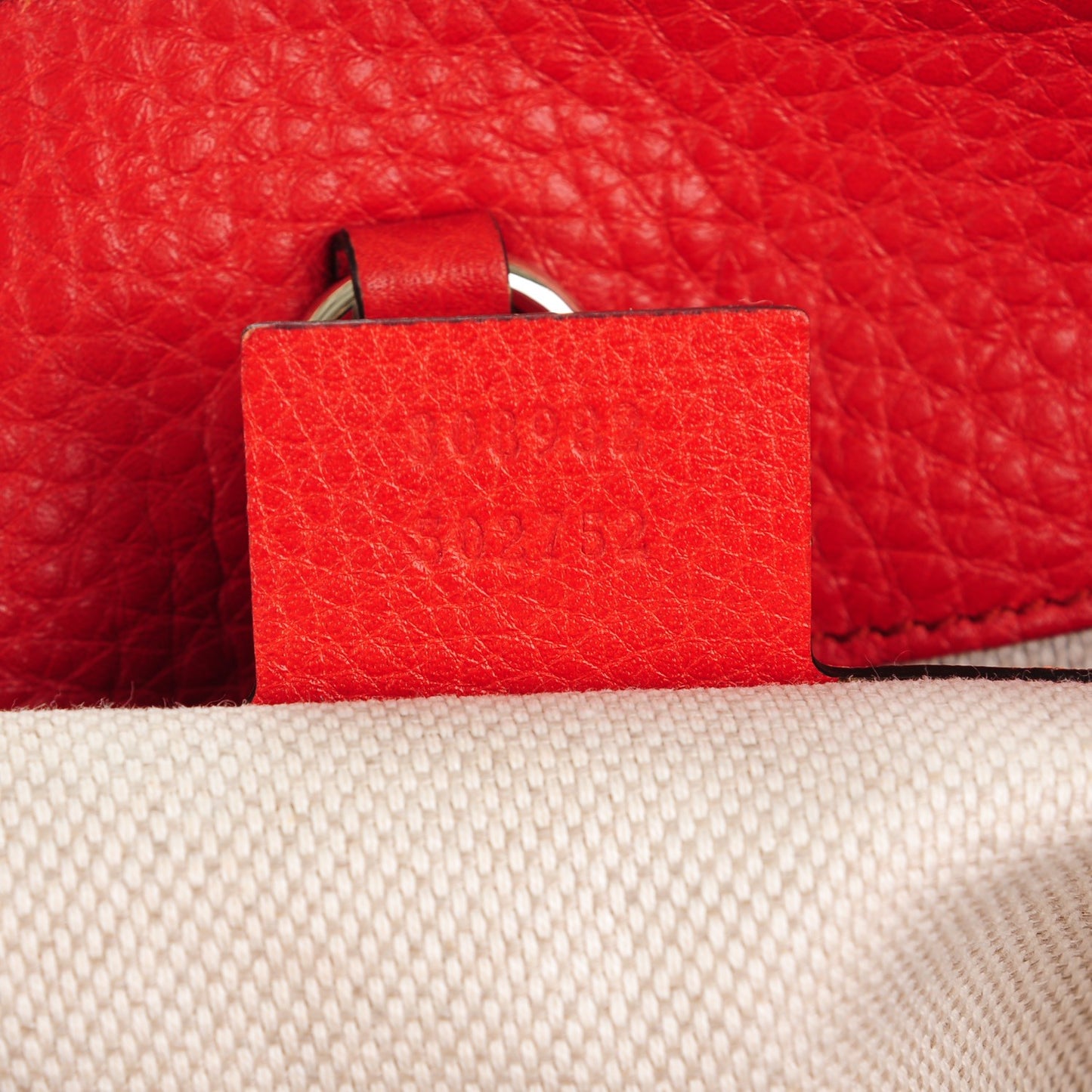 Pebbled Calfskin Medium Soho Chain Shoulder Bag Sun Orange