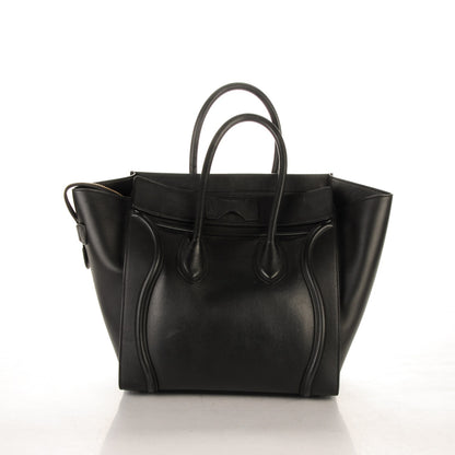 Celine Smooth Calfskin Mini Luggage Black 4 of 9