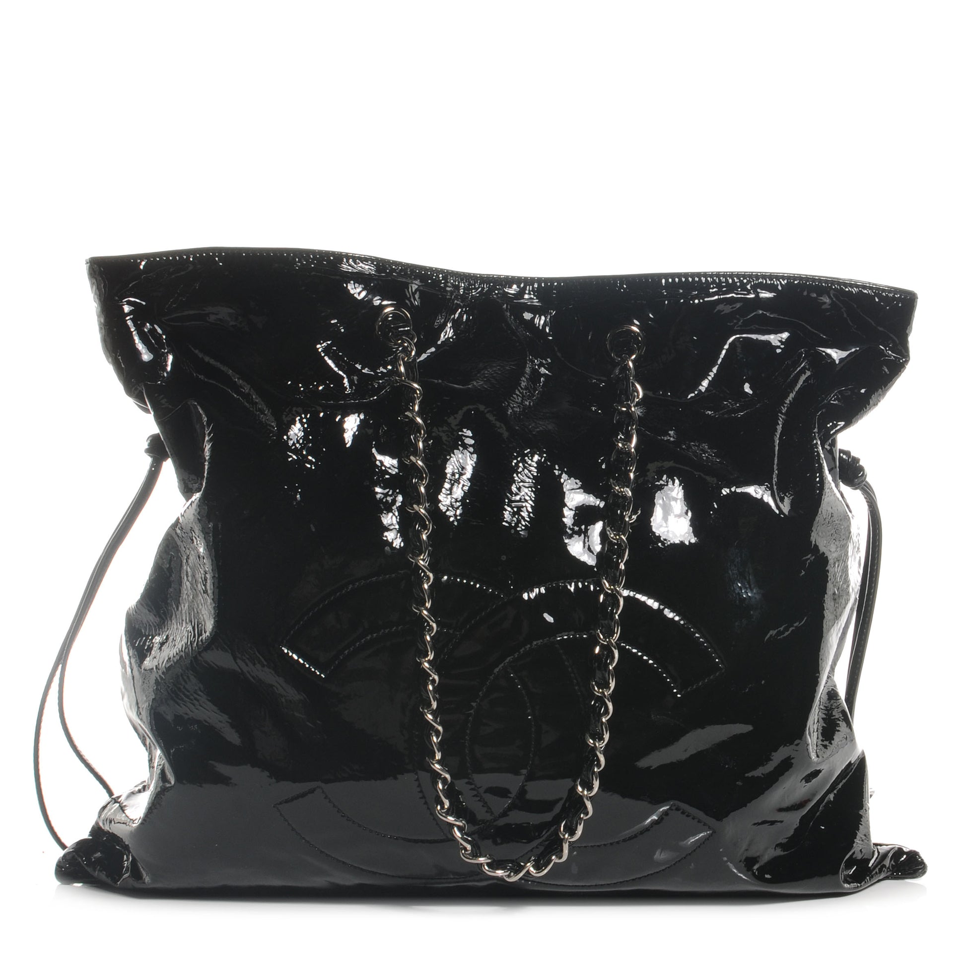 Chanel Patent Bonbons Shopper Tote Black 1 of 8