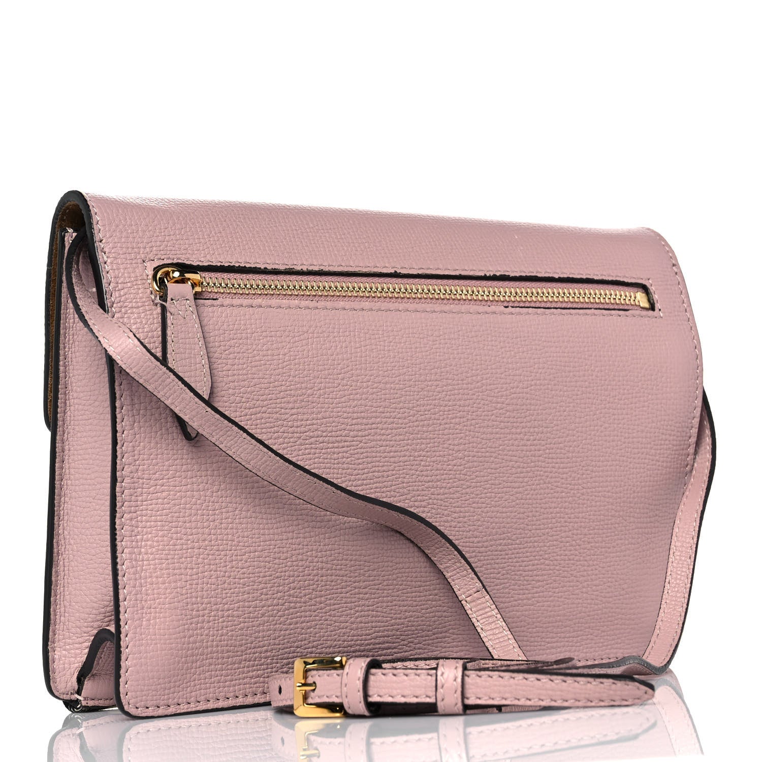 Burberry Derby Calfskin House Check Small Macken Crossbody Bag Pale Orchid 3 of 10