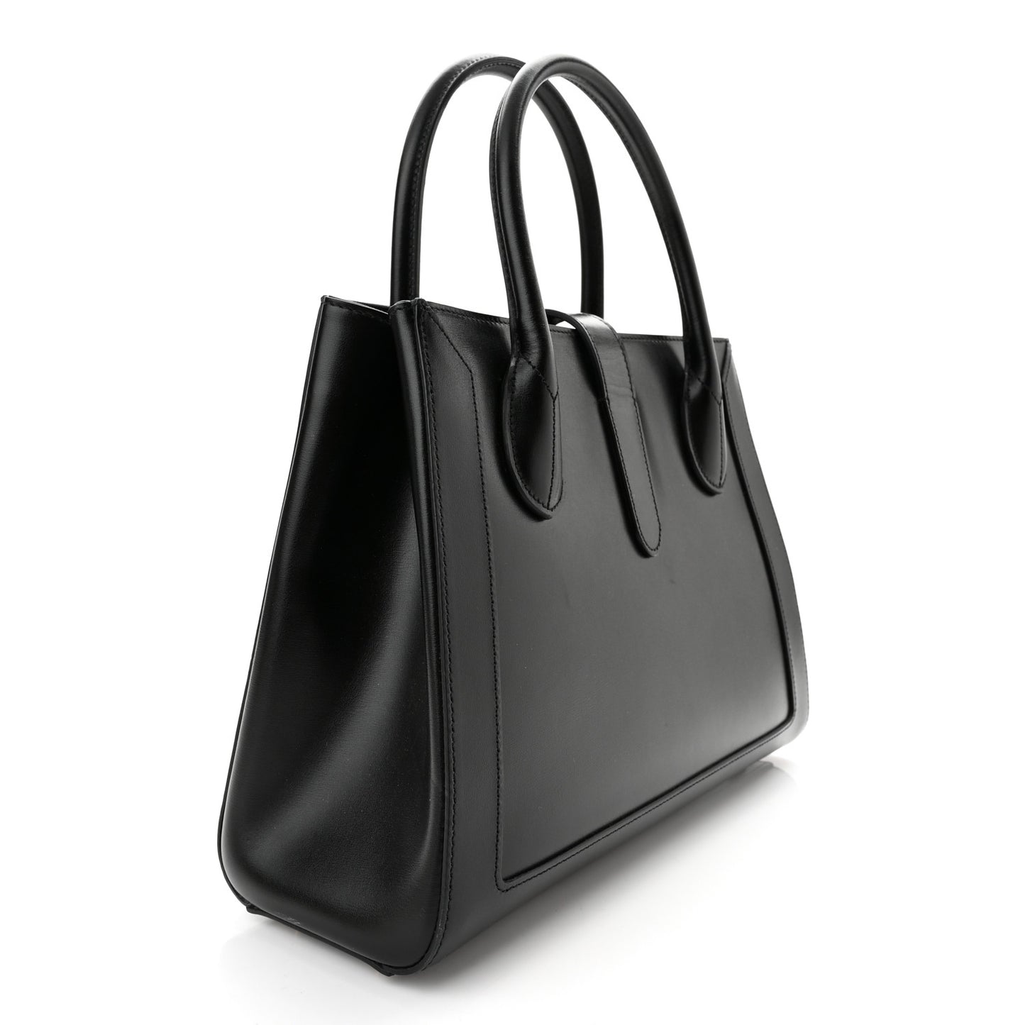 Boarded Plutone Calfskin Medium Jackie 1961 Tote Black