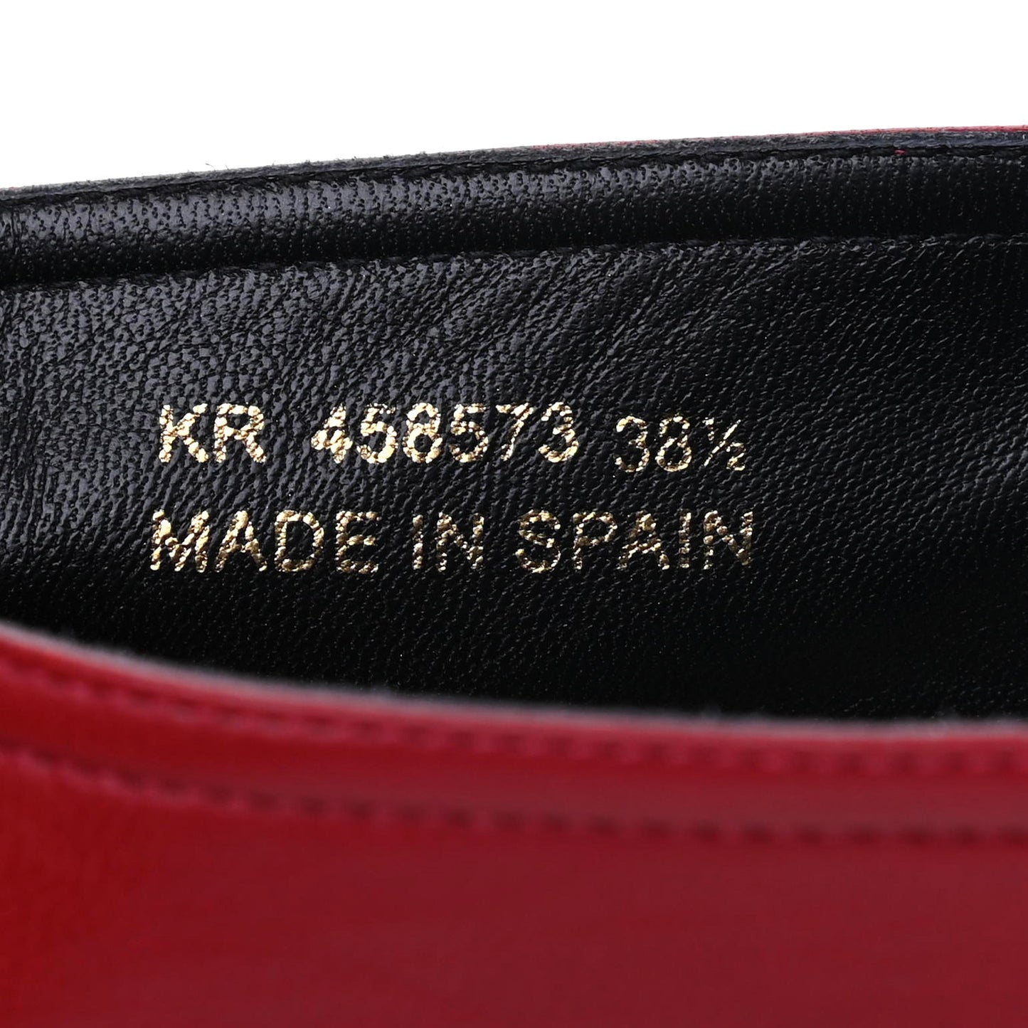 Lambskin Monogram Espadrilles 38.5 Red