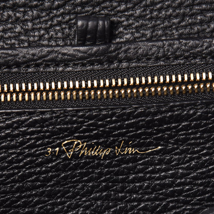 3.1 Phillip Lim 3.1 Textured Calfskin Mini Pashli Satchel Black 6 of 9