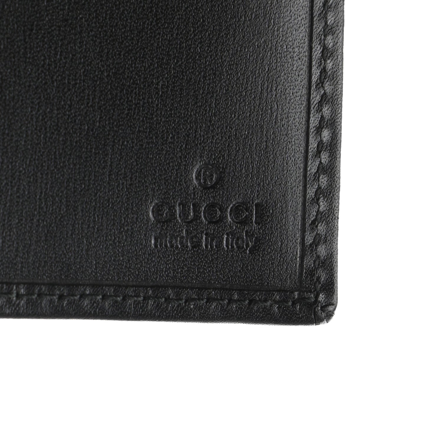 Calfskin GG Marmont Card Case Black