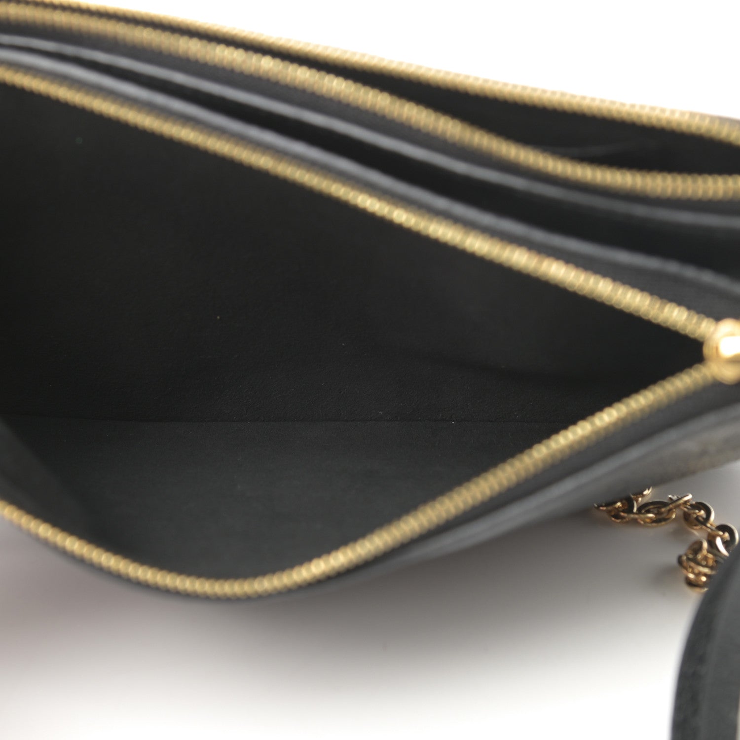 Louis Vuitton Empreinte Double Zip Pochette Black 6 of 14