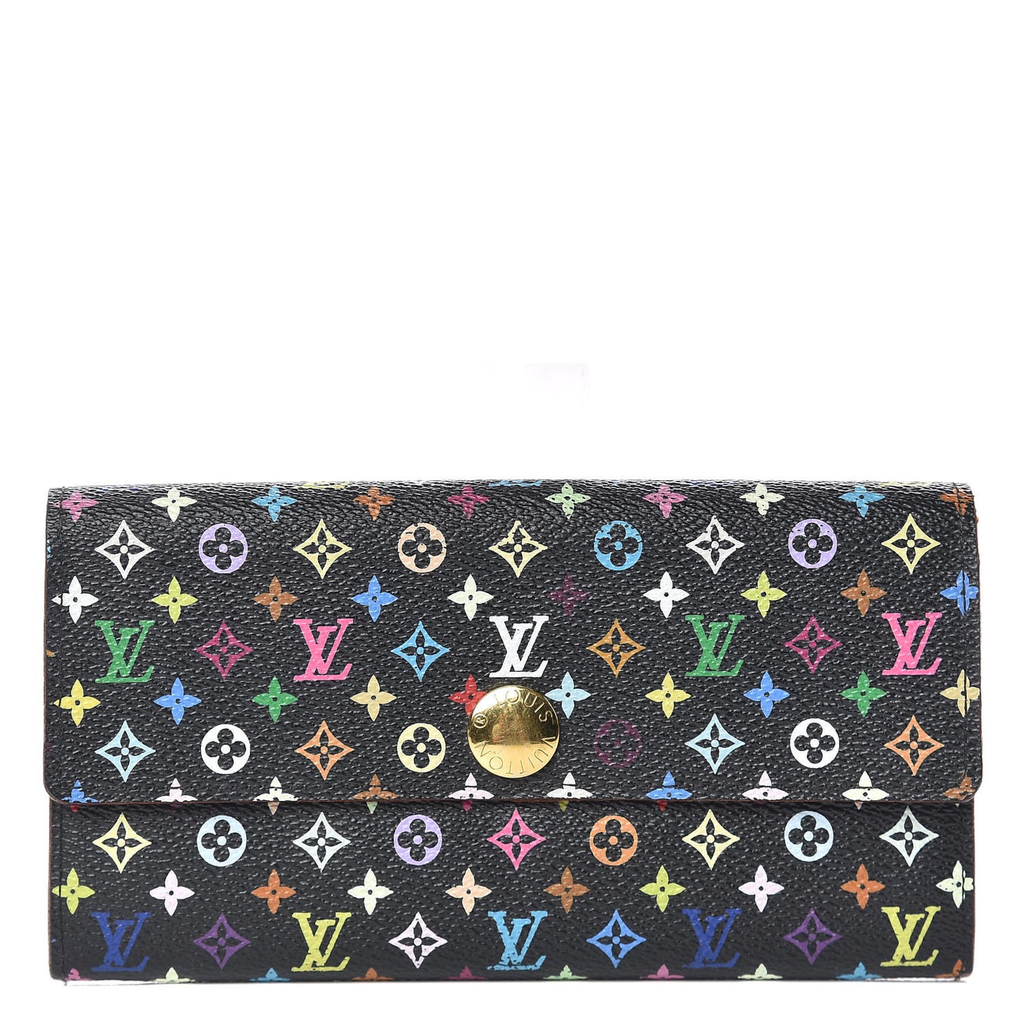 Monogram Multicolor Sarah Wallet Black Grenade