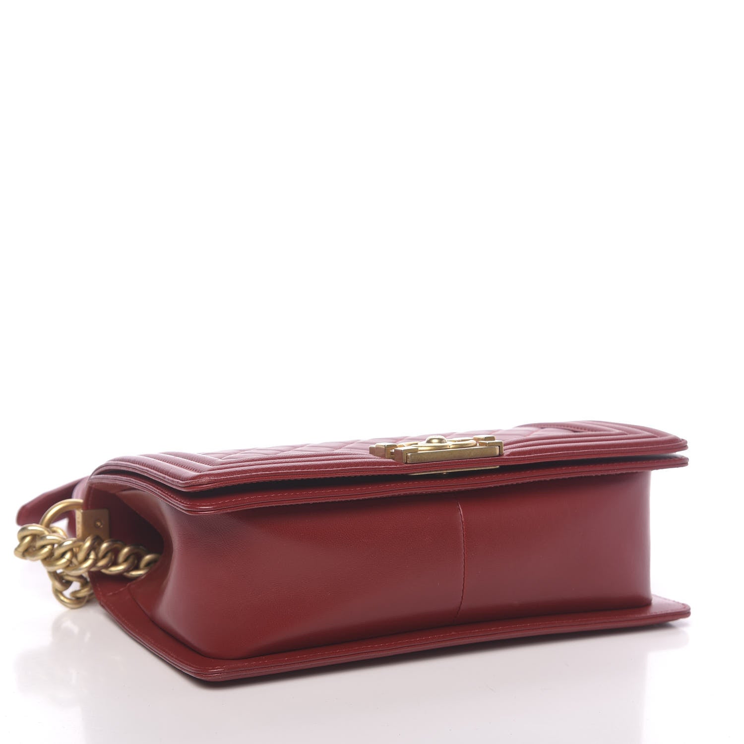 Chanel Lambskin Quilted Medium Boy Flap Red 4 of 11