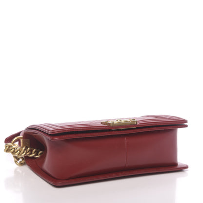 Chanel Lambskin Quilted Medium Boy Flap Red 4 of 11