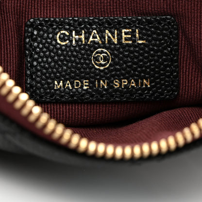 Chanel Caviar Quilted Small Pouch Black 6 of 8