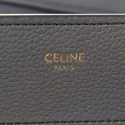 Celine Baby Drummed Calfskin Micro Luggage Kohl 6 of 10