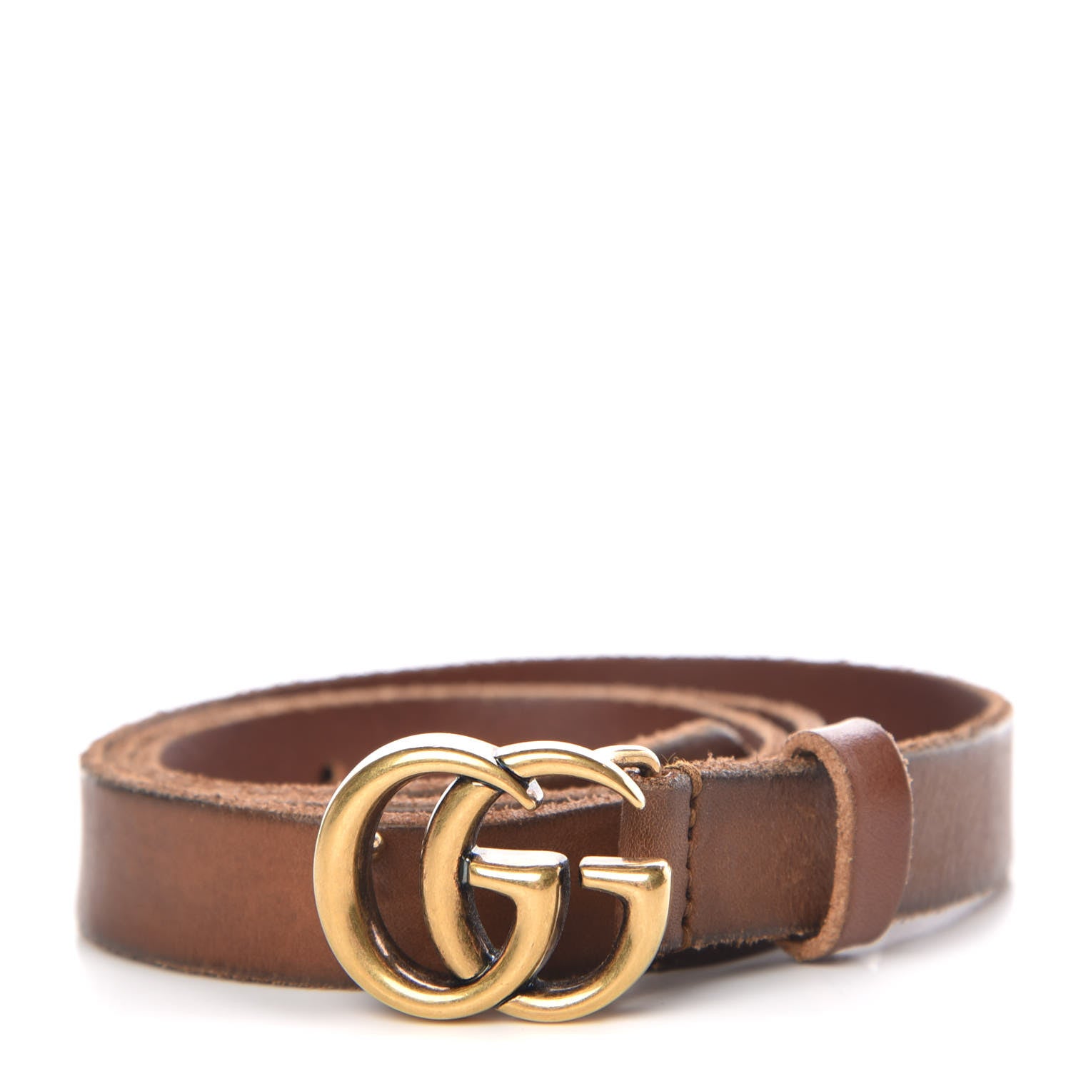 Gucci Faded Calfskin Double G 20mm Belt 80 32 Cuir 1 of 8