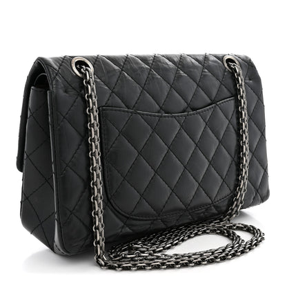 Chanel Aged Calfskin Quilted 2.55 Reissue 225 Flap Black 3 of 10