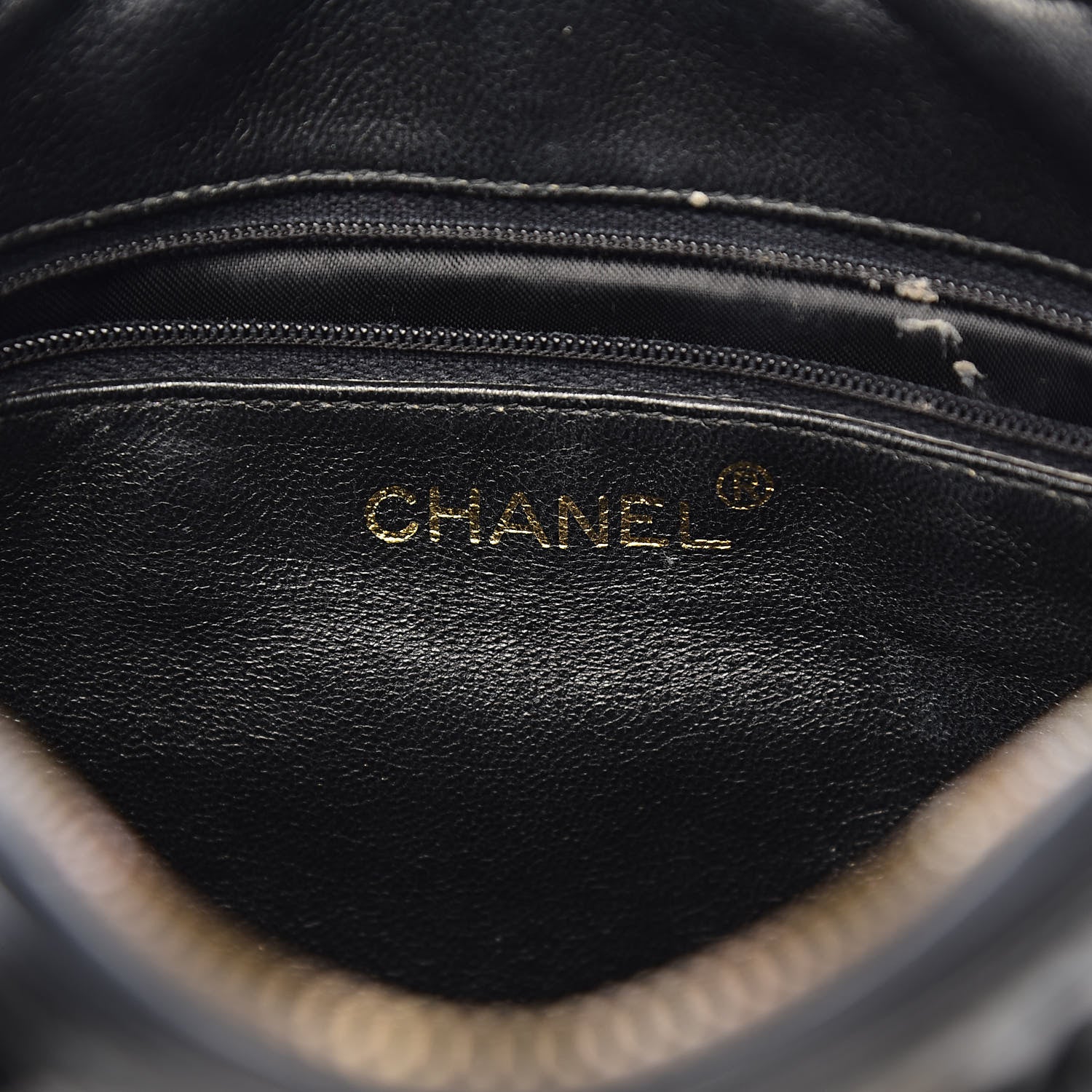 Chanel Patent Quilted Tassel Camera Case Black 6 of 14