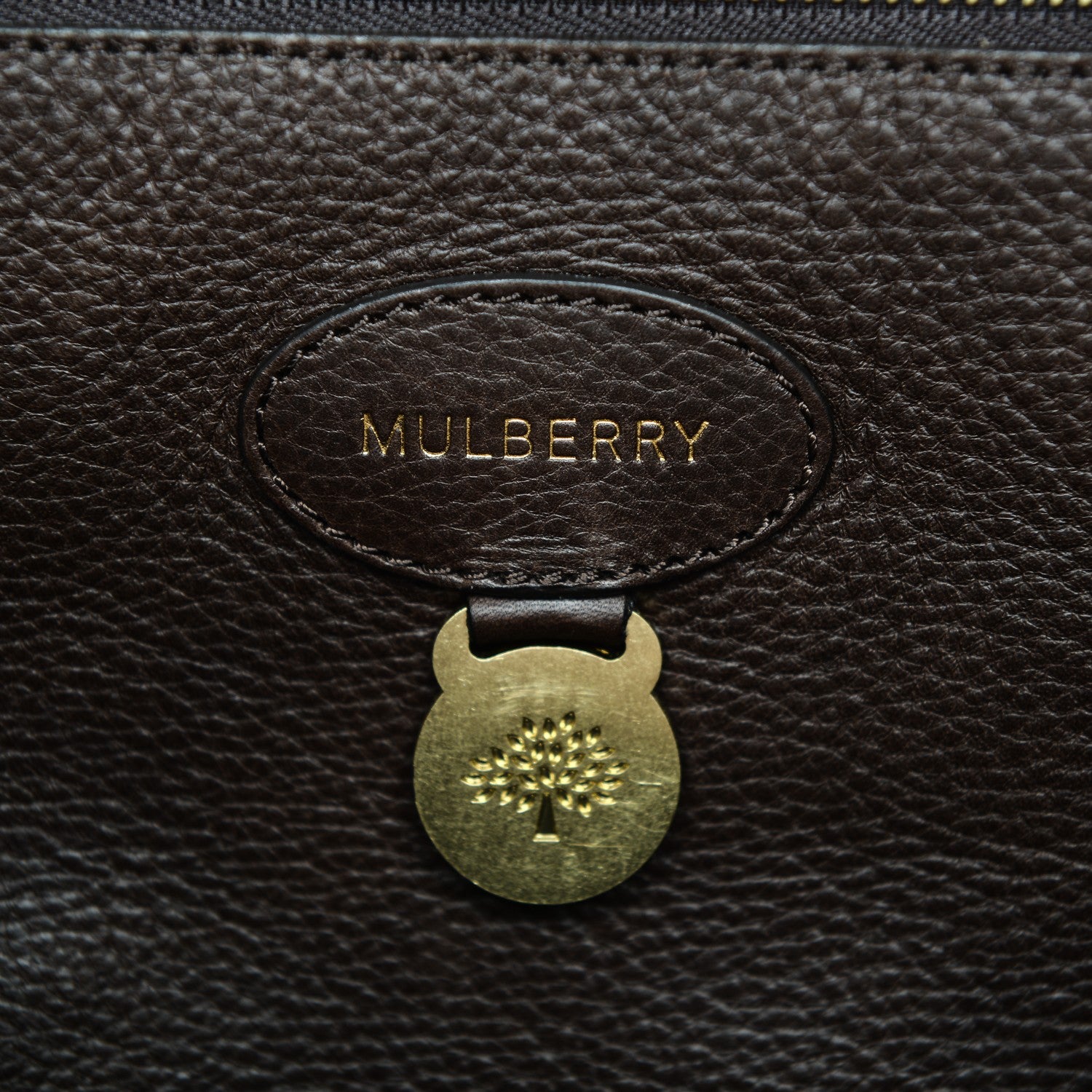 Mulberry Natural Leather Bayswater Tote Chocolate 6 of 7