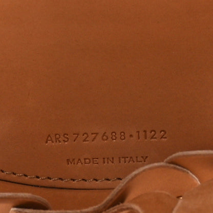 Saint Laurent Vegetable Tanned Calfskin Studded Seau Coeur Bucket Bag Vintage Brown 6 of 10