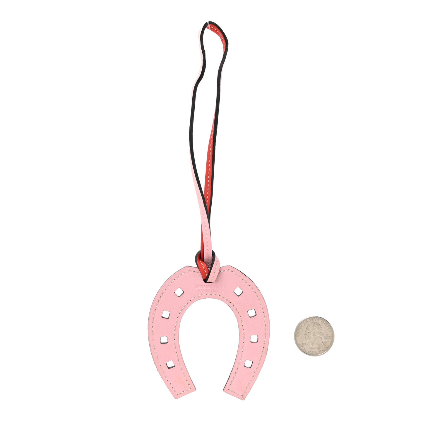 Swift Paddock Horseshoe Bag Charm Rose Sakura Capucine