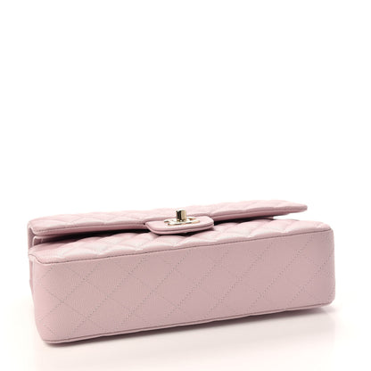 Chanel Caviar Quilted Medium Double Flap Light Pink 4 of 10