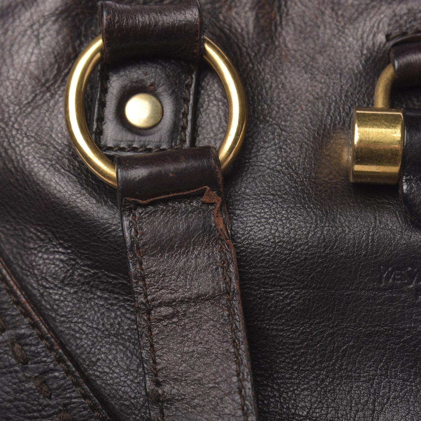 Calfskin Oversized Muse Brown