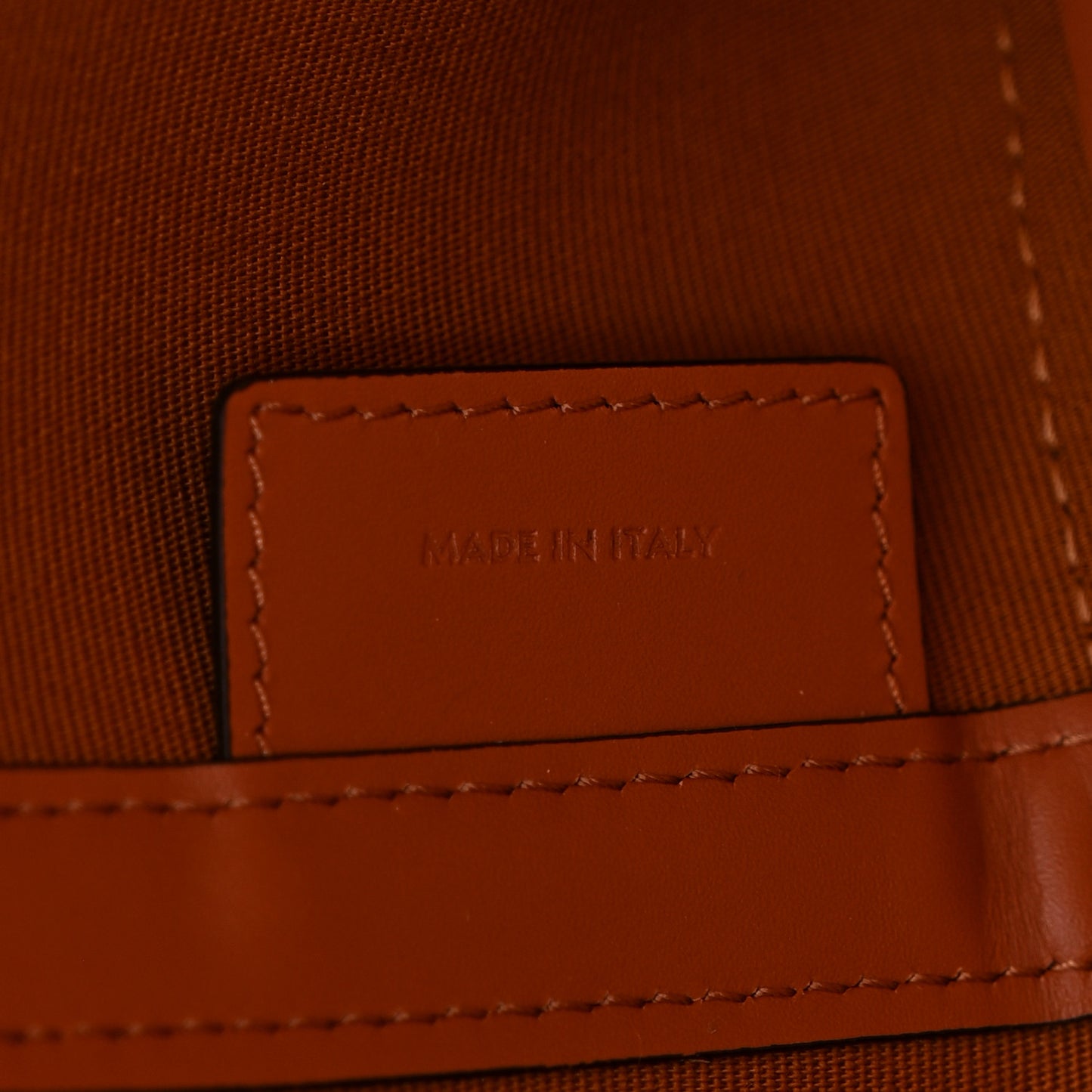 Triomphe Canvas Calfskin Shopper Tote Tan