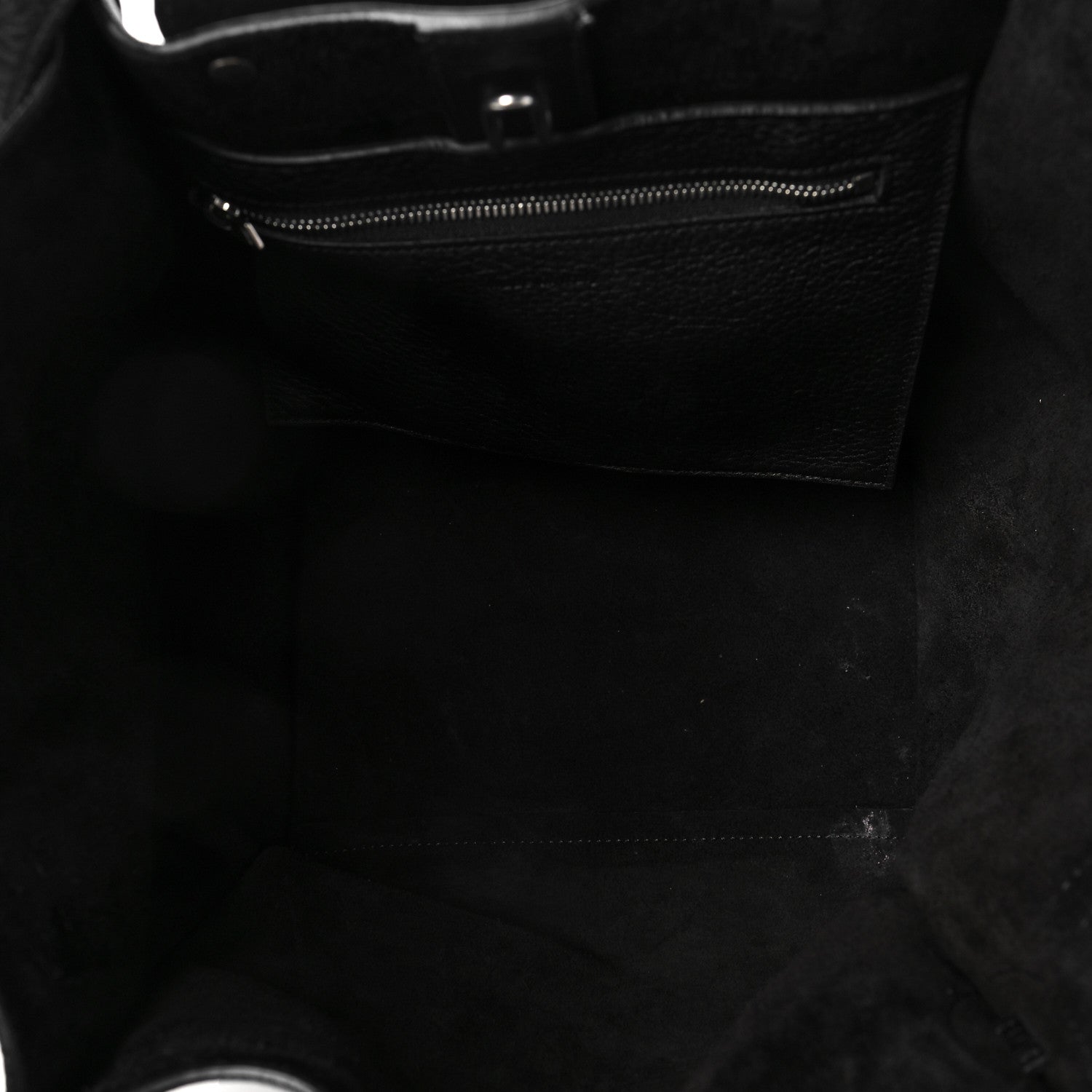 Celine Supple Grained Calfskin Small Long Strap Big Bag Black 5 of 8