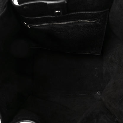 Celine Supple Grained Calfskin Small Long Strap Big Bag Black 5 of 8