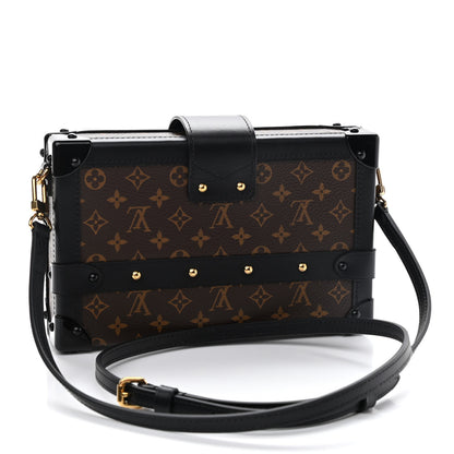 Louis Vuitton Monogram Petite Malle Black 3 of 8